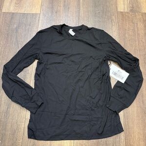 New Zyia black primo long sleeve top